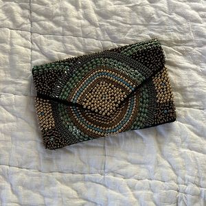 Small beaded and sequin clutch